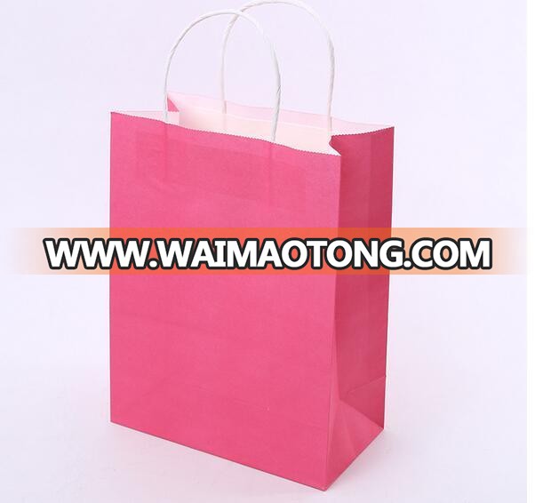 Colorful Printing Fashion Shopping Bag Kraft Paper Bag